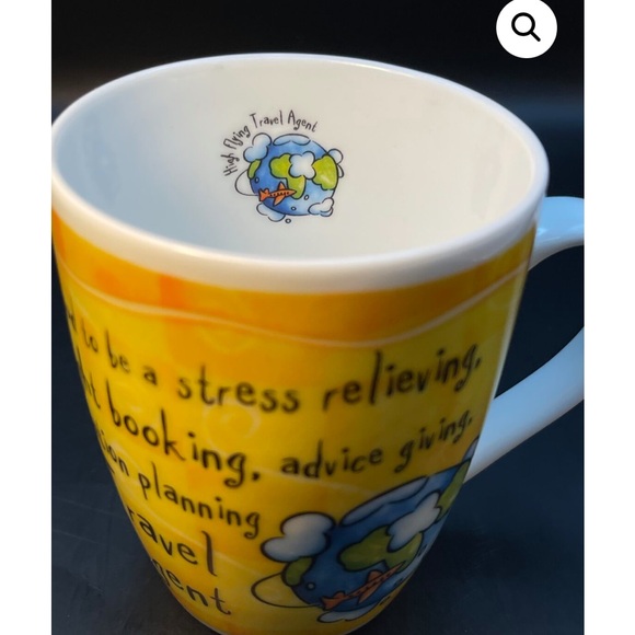 Travel Agent Mug Porcelain H&H 4"  10oz - Picture 6 of 6